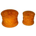 Wooden Carving Powder Box MYWH3030