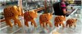 WOODEN UNDERCUT ELEPHANT SET OF 5 PCS REGULAR MYWH3039
