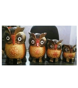 WOODEN COLOUR EMBOSSED WORK OWL MYWH2892