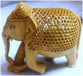 WOODEN WALKING ELEPHANT  MYWH2958