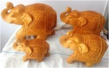 WOODEN OWL FAMILY MYWH3056