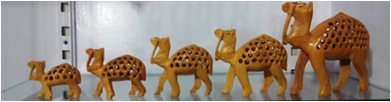 WOODEN UNDERCUT WORK CAMEL MYWH2902