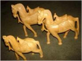 WOODEN HORSE SET OF 3 PCS MYWH3073