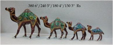 METAL MEENAKARI CAMEL     MYWH2877