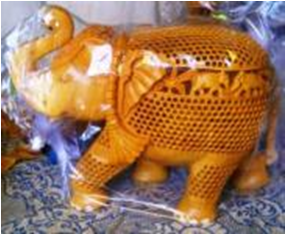 WOODEN NEW ELEPHANT T UP MYWH2984