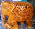 WOODEN NEW ELEPHANT T DOWN MYWH2989