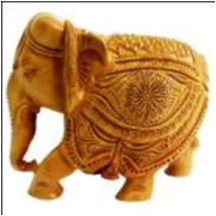 WOODEN STAR WORK ELEPHANT MYWH3094