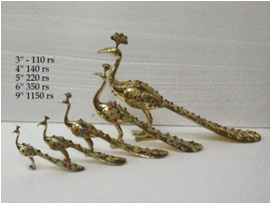 METAL MEENAKARI PEACOCK              MYWH2881