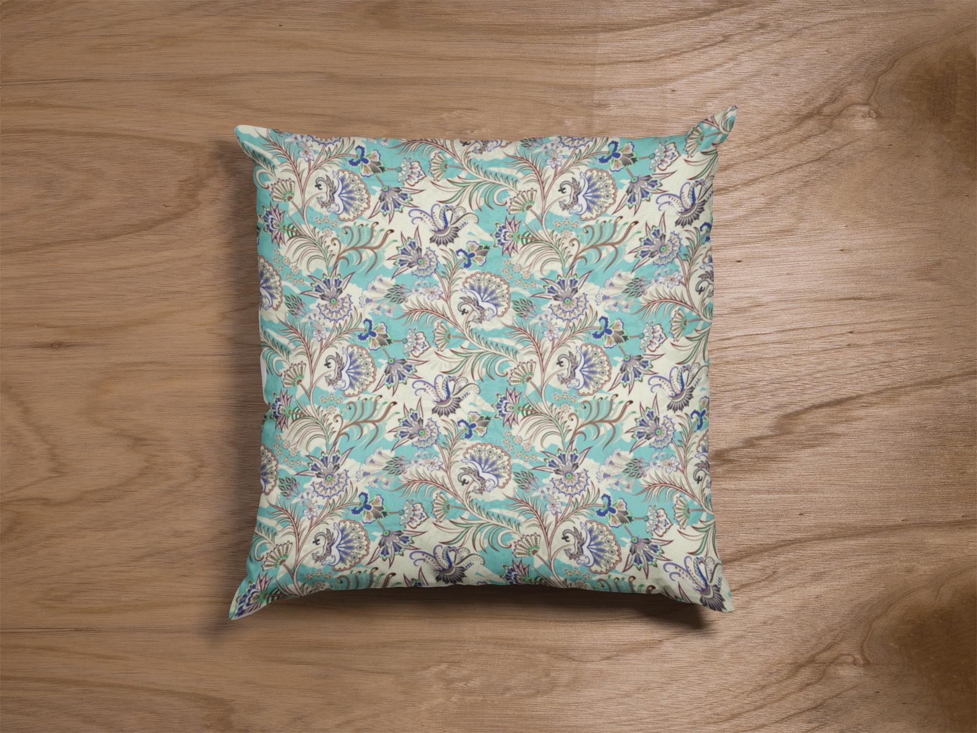 Pair of digital printed cushion covers #10 styled view | Myyra Jaipur
