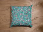 Pair of digital printed cushion covers #11 styled view | Myyra Jaipur