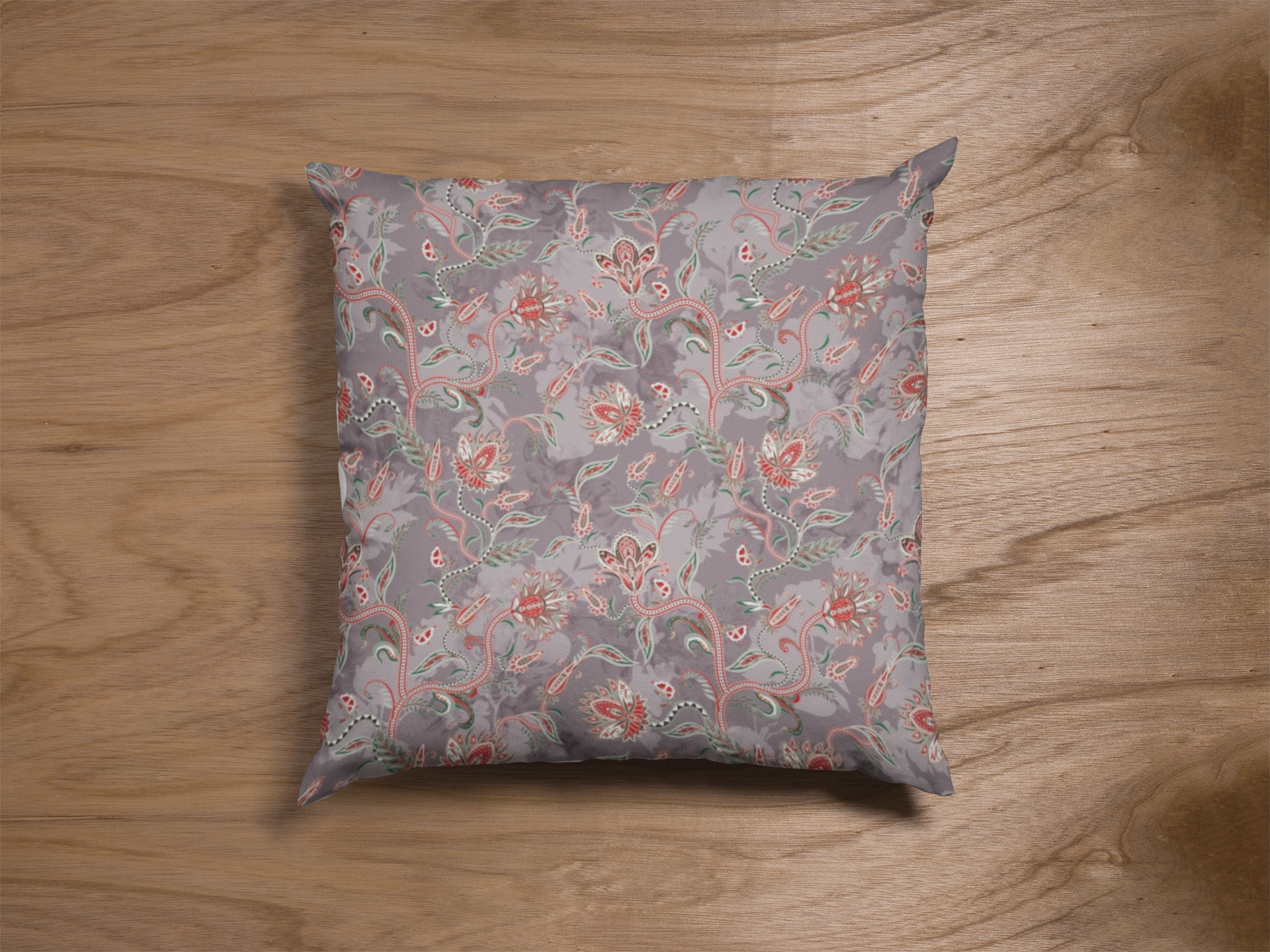 Pair of digital printed cushion covers #15 styled view | Myyra Jaipur