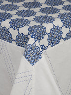 Kantha Cotton Hand Block Printed Table Cover