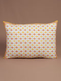 Hand block printed organic cotton pillow cover | Myyra Jaipur