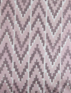Ikat Cushion Cover Hand Block Printed Cotton - MYYRA