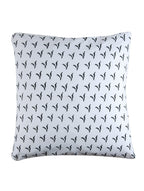 Hand block printed organic cotton cushion cover with buti pattern | Myyra Jaipur