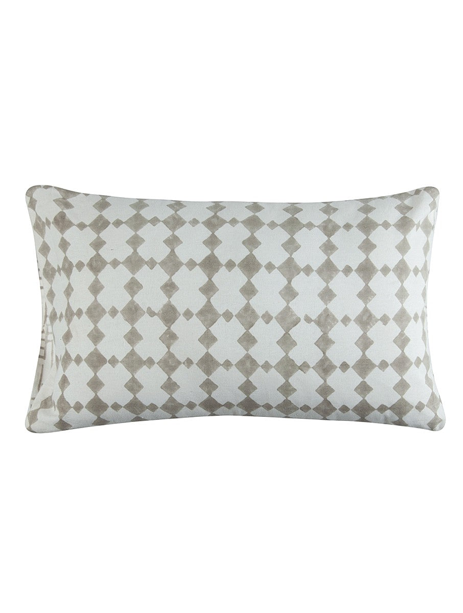 Hand block printed organic cotton pillow cover | Myyra Jaipur
