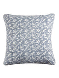 Grey hand block printed organic cotton cushion cover | Myyra Jaipur