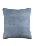 Hand block printed organic cotton cushion cover with stripe pattern | Myyra Jaipur