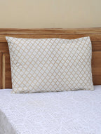 Hand block printed organic cotton pillow cover | Myyra Jaipur