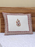 Hand block printed organic cotton pillow cover | Myyra Jaipur