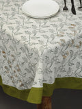 Hand block printed organic cotton table cover | Myyra Jaipur