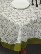 Hand block printed organic cotton table cover | Myyra Jaipur