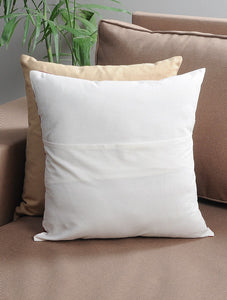Maroon Zigzag Cushion Cover Hand Block Printed Cotton - MYYRA