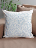 Hand block printed organic cotton cushion cover with kantha pattern | Myyra Jaipur