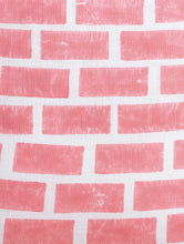 Load image into Gallery viewer, Peach Bricks Cushion Cover Hand Block Printed Cotton - MYYRA