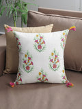 Hand block printed organic cotton cushion cover | Myyra Jaipur