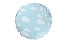 Load image into Gallery viewer, CUSHION COVER ROUND CLOUD BLUE WHITE