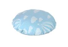Load image into Gallery viewer, CUSHION COVER ROUND CLOUD BLUE WHITE