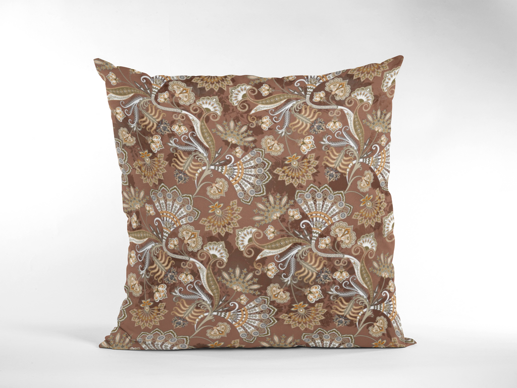 Close-up of digital print on cushion cover #17 | Myyra Jaipur